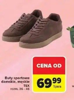 Carrefour Buty sportowe damskie, męskie TEX oferta