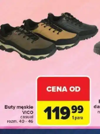 Carrefour Buty męskie Vico casual oferta