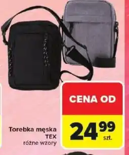 Carrefour Torebka męska TEX oferta