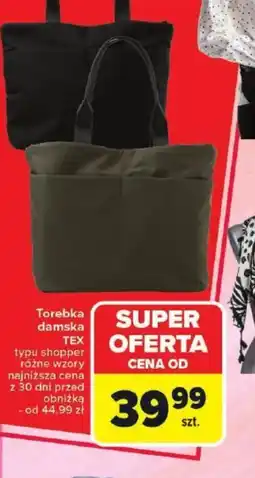 Carrefour Torebka damska TEX oferta