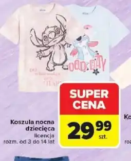 Carrefour Koszula nocna dziecięca oferta