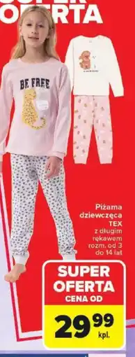 Carrefour Piżama dziewczęca TEX oferta