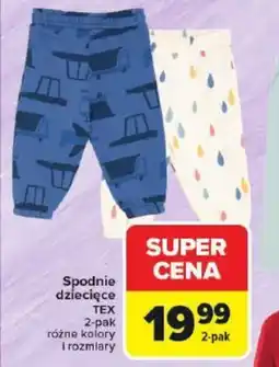 Carrefour Spodnie dziecięce TEX oferta