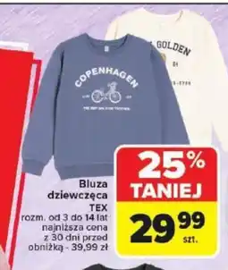 Carrefour Bluza dziewczęca TEX oferta