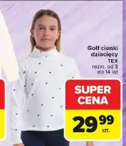 Carrefour Golf cienki dziecięcy TEX oferta