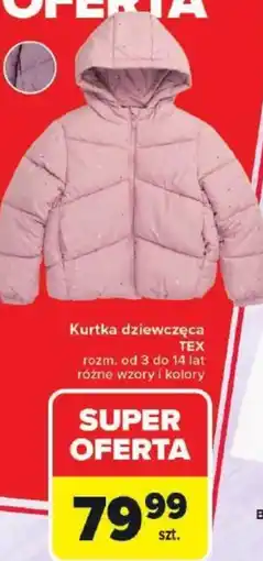 Carrefour Kurtka dziewczęca TEX oferta