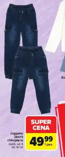 Carrefour Jogger jeans chłopięce oferta