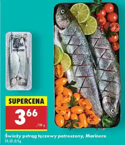 Biedronka Swieży pstrąg tęczowy patroszony, Marinero oferta
