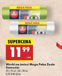 Biedronka Worki na śmieci Mega Paka Zosia Samosia oferta