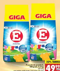 Biedronka Proszek do prania E Giga oferta