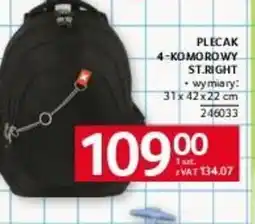 Selgros Plecak 4-komorowy St.Right oferta
