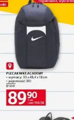 Selgros Plecak Nike Academy oferta