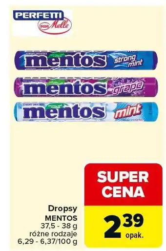 Carrefour Market Dropsy Mentos oferta
