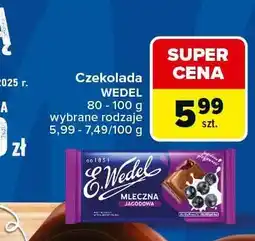 Carrefour Market Czekolada Wedel oferta