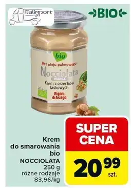 Carrefour Krem do smarowania bio Nocciolata oferta