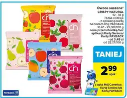 Carrefour Owoce suszone Crispy Natural oferta