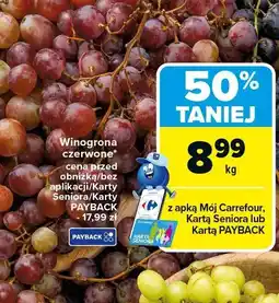 Carrefour Winogrona czerwone Carrefour oferta