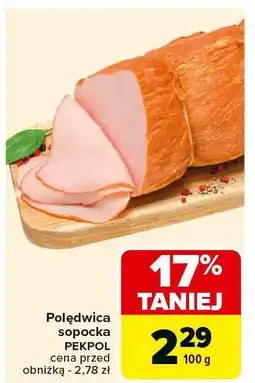 Carrefour Polędwica sopocka Pekpol oferta