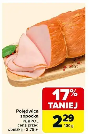 Carrefour Polędwica sopocka Pekpol oferta