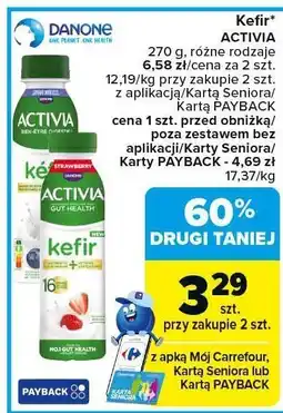 Carrefour Kefir Activia Danone oferta