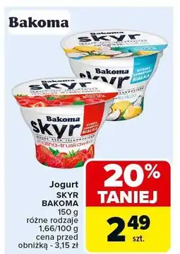 Carrefour Jogurt Skyr Bakoma oferta