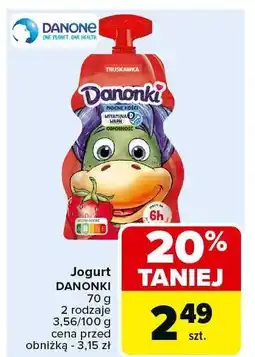 Carrefour Jogurt Danonki Danone oferta