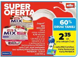 Carrefour Jogurt Mix Müller oferta