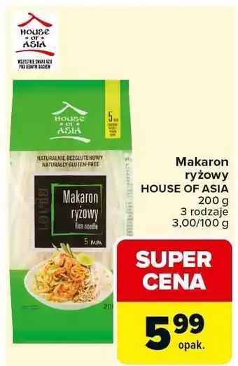 Carrefour Makaron ryżowy House of Asia oferta