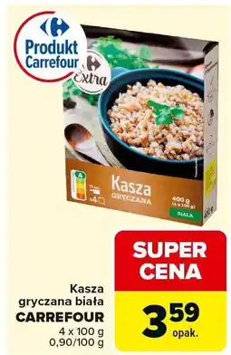 Carrefour Kasza gryczana biała Carrefour oferta