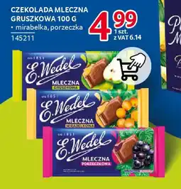 Selgros Czekolada mleczna gruszkowa oferta