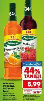 Kaufland HERBAPOL OWOCOWA SPIŻARNIA Syrop oferta