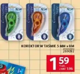 Selgros Korektor w taśmie oferta