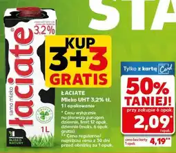 Kaufland ŁACIATE Mleko UHT 3,2% tł oferta