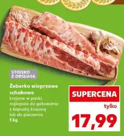 Kaufland Żeberka wieprzowe schabowe oferta