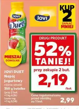 Kaufland JOVI DUET Napój jogurtowy różne smaki 350 g butelka oferta
