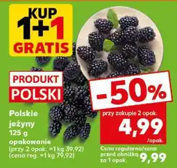Kaufland Polskie jeżyny 125 g opakowanie oferta