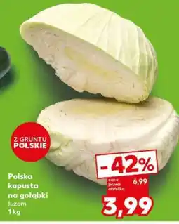 Kaufland Polska kapusta na gołąbki luzem 1 kg oferta