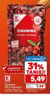 Kaufland Żurawina oferta
