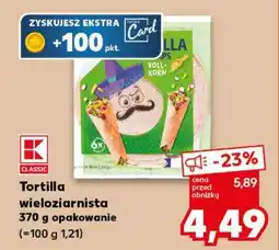 Kaufland Tortilla wieloziarnista oferta