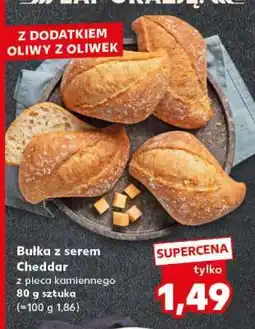Kaufland Bułka z serem Cheddar oferta