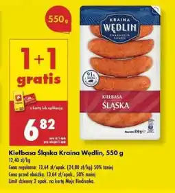 Biedronka Kiełbasa Śląska Kraina Wędlin 550 g oferta