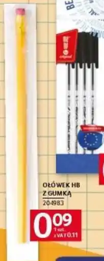 Selgros Ołówek HB z gumką oferta