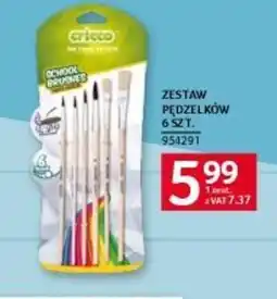 Selgros Zestaw pędzelków Cricco oferta