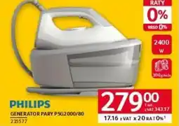 Selgros Philips Generator Pary PSG2000/80 oferta