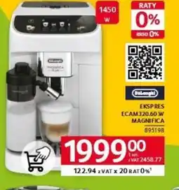 Selgros Ekspres DeLonghi ECAM320.60.W Magnifica oferta
