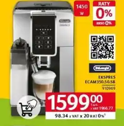 Selgros Ekspres DeLonghi ECAM350.50.SB oferta