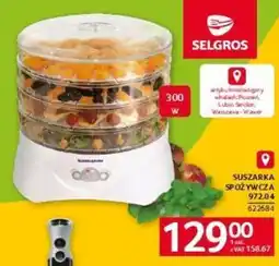 Selgros Suszarka spożywcza oferta
