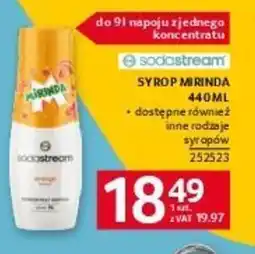 Selgros Syrop Mirinda Sodastream oferta