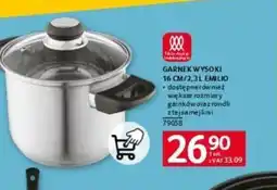 Selgros Garnek wysoki 16 cm/2,3l Emilio oferta