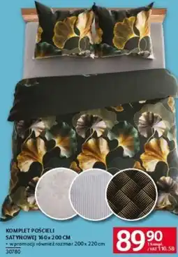 Selgros Komplet pościeli satynowej oferta